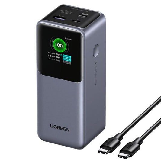 UGREEN Nexode พาวเวอร์แบงค์ 20000 mAh 130W ชาร์จเร็ว พกพาสะดวก